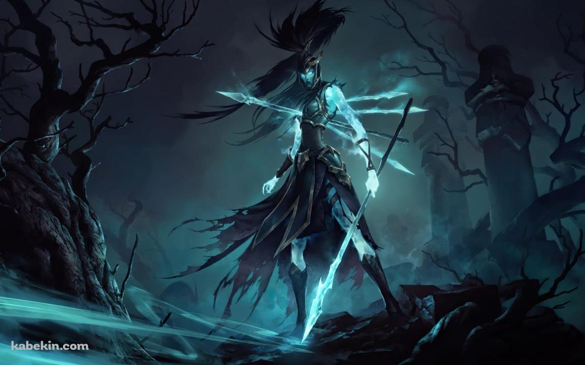 カリスタ / 復讐の槍 / LoL / League Of Legendsの壁紙(1152px x 720px) 高画質 PC・デスクトップ用