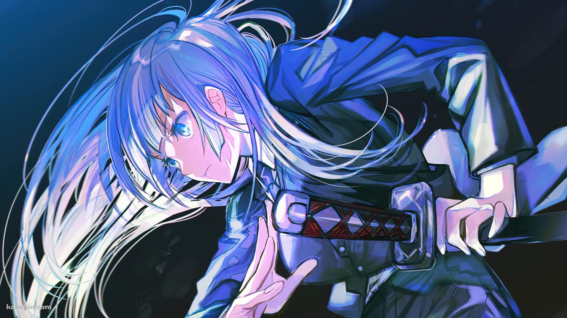 抜刀する三輪 霞(みわ かすみ) / シン・陰流 / 貧乏 / 呪術廻戦の壁紙(1920px x 1080px) 高画質 PC・デスクトップ用