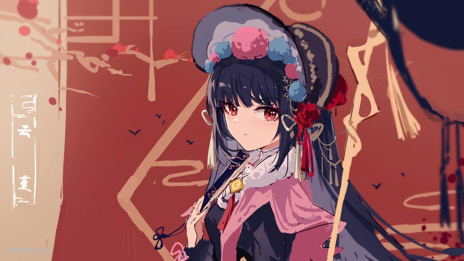かわいい雲菫 / ウンキン / Yun Jin / 原神の壁紙(1600px x 900px) 高画質 PC・デスクトップ用