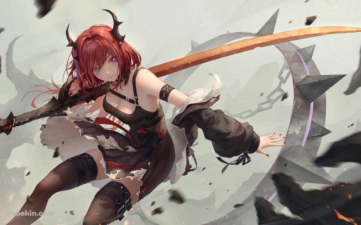 スルト / アークナイツ / Surtr / Arknights / ファンアートの壁紙(1152px x 720px) 高画質 PC・デスクトップ用