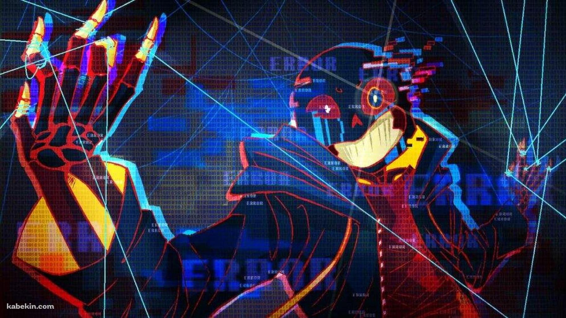 サンズ / エラー / Aftertale / UNDERTALE / アンダーテール / ファンアートの壁紙(1829px x 1029px) 高画質 PC・デスクトップ用