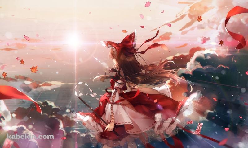 東方Project / 博麗霊夢 / 綺麗の壁紙(800px x 480px) 高画質 PC・デスクトップ用