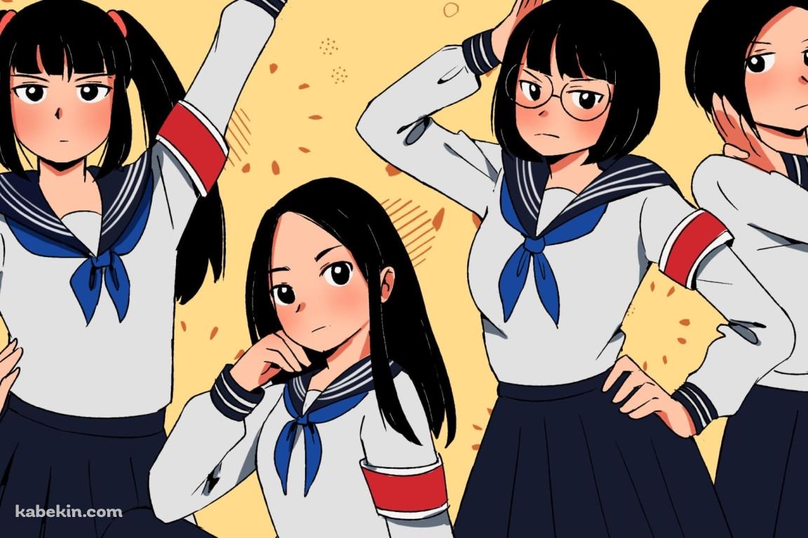 ATARASHII GAKKO! / 新しい学校のリーダーズ / MIZYU / RIN / SUZUKA / KANON / ファンアートの壁紙(1152px x 768px) 高画質 PC・デスクトップ用