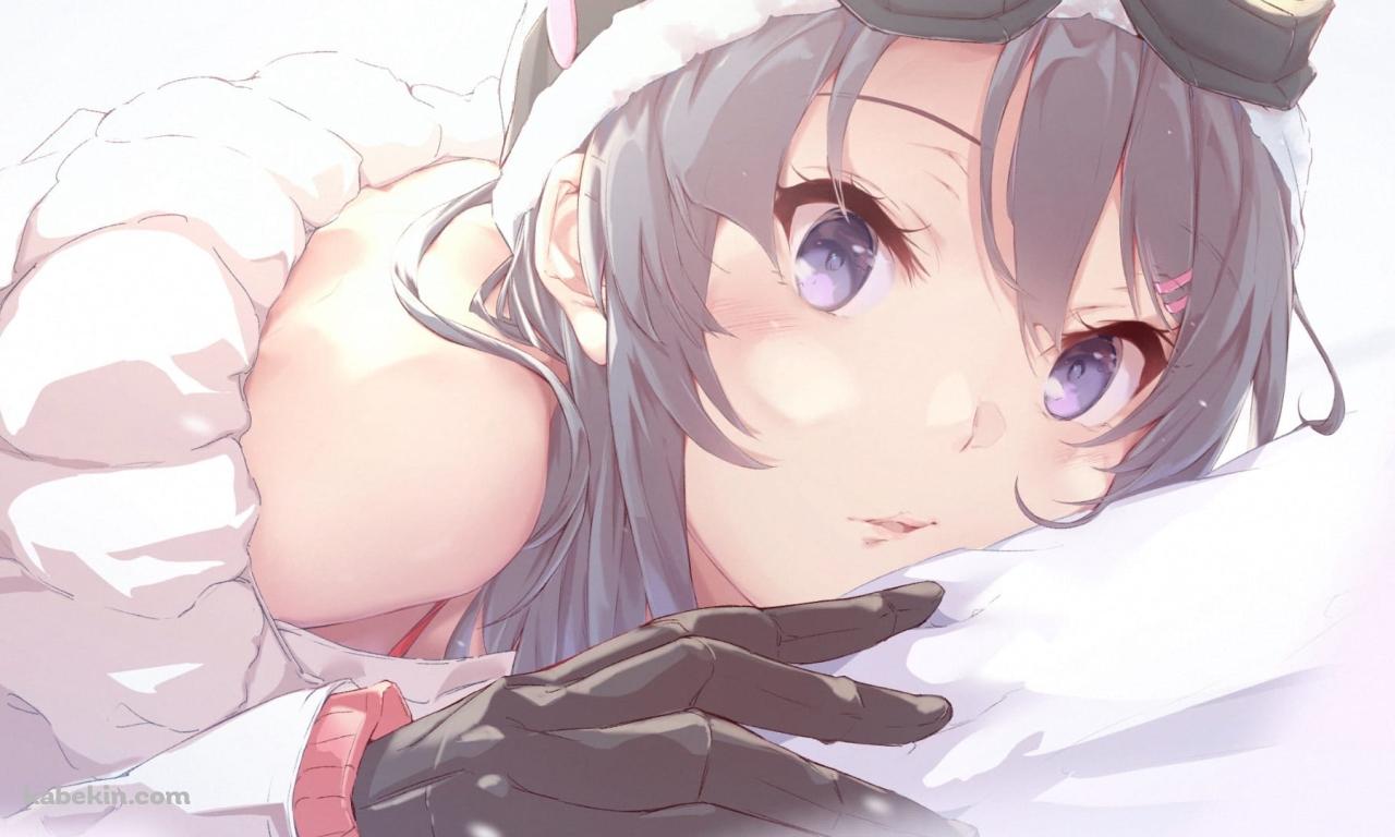 寝そべるかわいい桜島麻衣 / 青春ブタ野郎 / ファンアートの壁紙(1280px x 768px) 高画質 PC・デスクトップ用