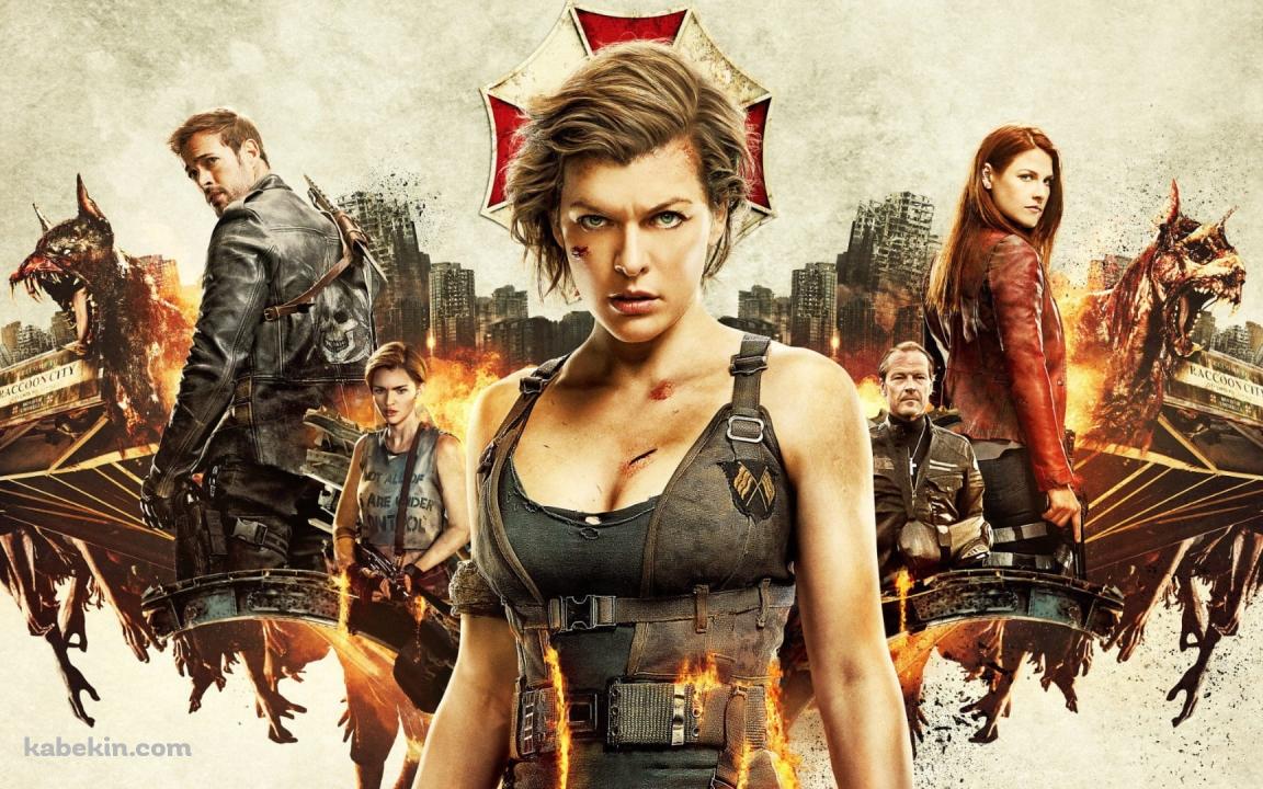 バイオハザード：ザ・ファイナル・チャプター / ミラ・ジョヴォヴィッチ / Resident Evil: The Final Chapter / Milla Jovovichの壁紙(1152px x 720px) 高画質 PC・デスクトップ用