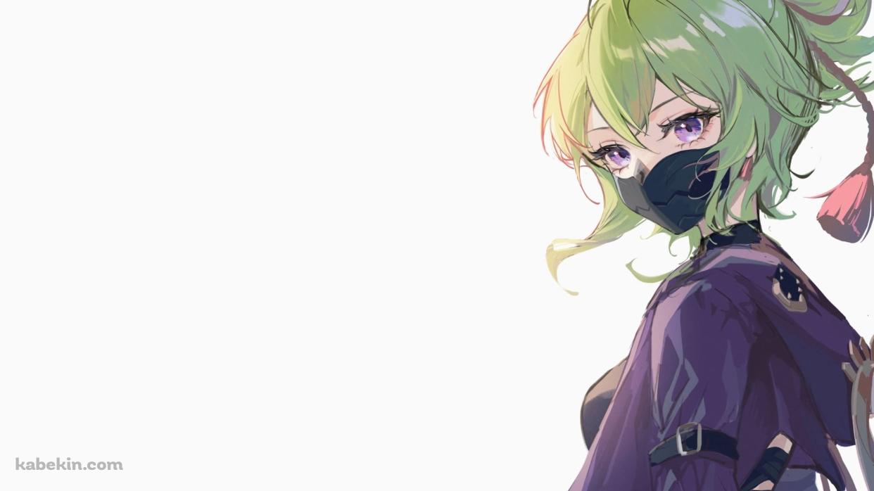 かっこいい久岐忍(くきしのぶ) / 雷 / 原神 / ファンアートの壁紙(1242px x 698px) 高画質 PC・デスクトップ用