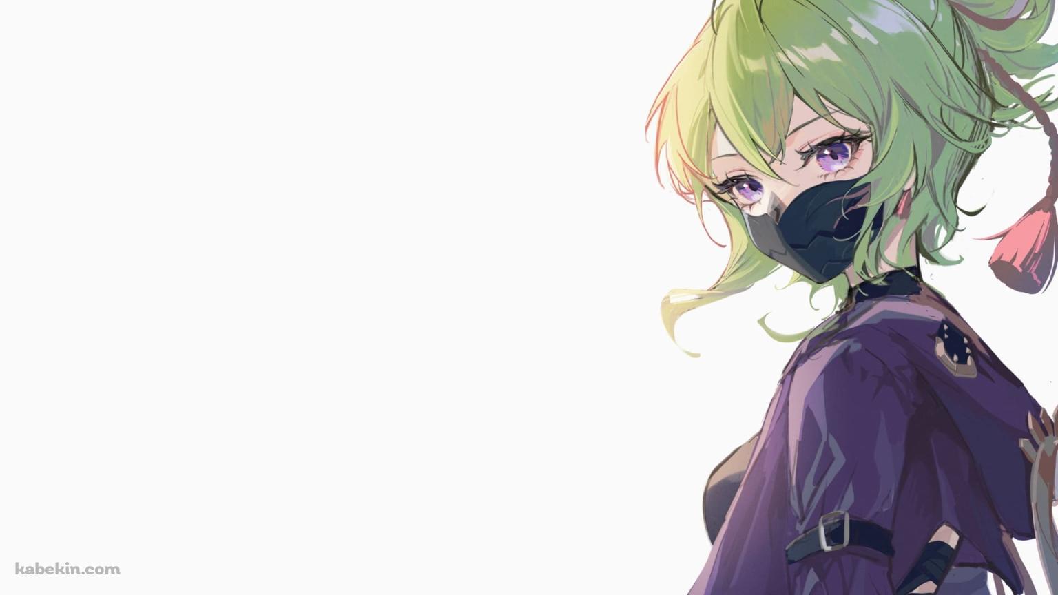 かっこいい久岐忍(くきしのぶ) / 雷 / 原神 / ファンアートの壁紙(1536px x 864px) 高画質 PC・デスクトップ用