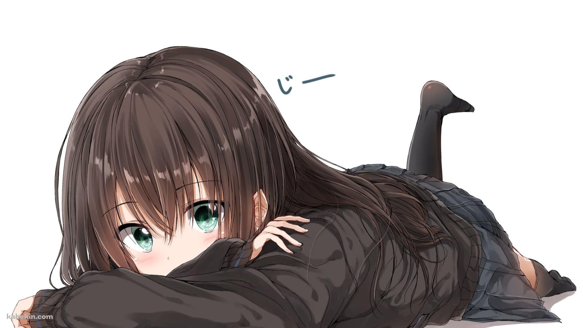 ジッーと見つめるかわいい渋谷 凛 / アイマス / アイドルマスター シンデレラガールズ / ファンアートの壁紙(1920px x 1080px) 高画質 PC・デスクトップ用