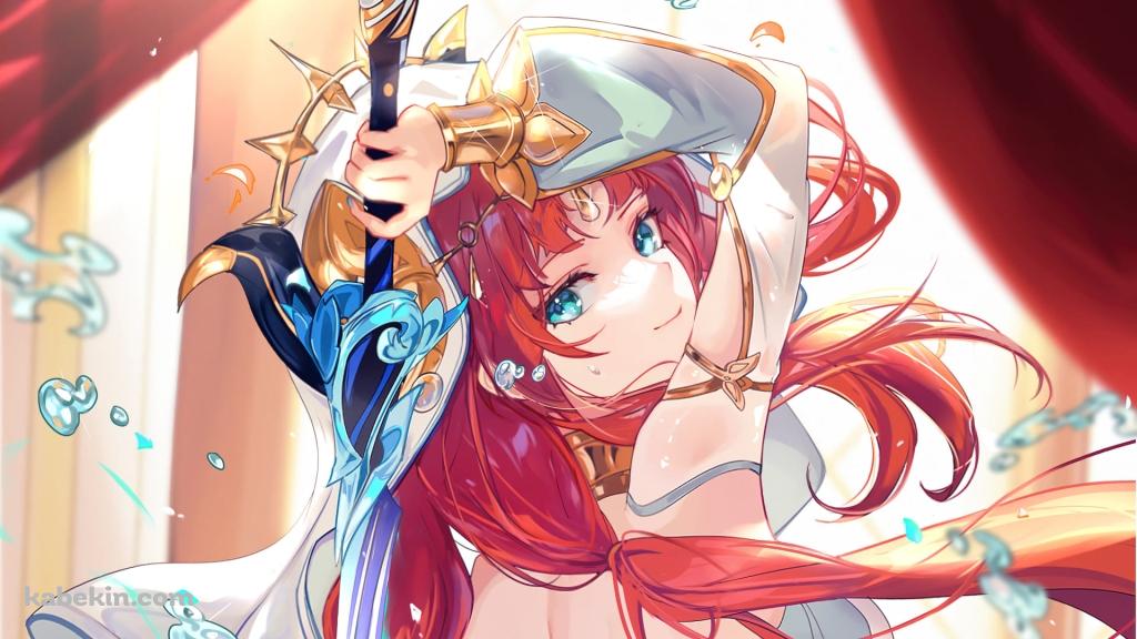 綺麗なニィロウ / Nilou / 原神の壁紙(1024px x 576px) 高画質 PC・デスクトップ用