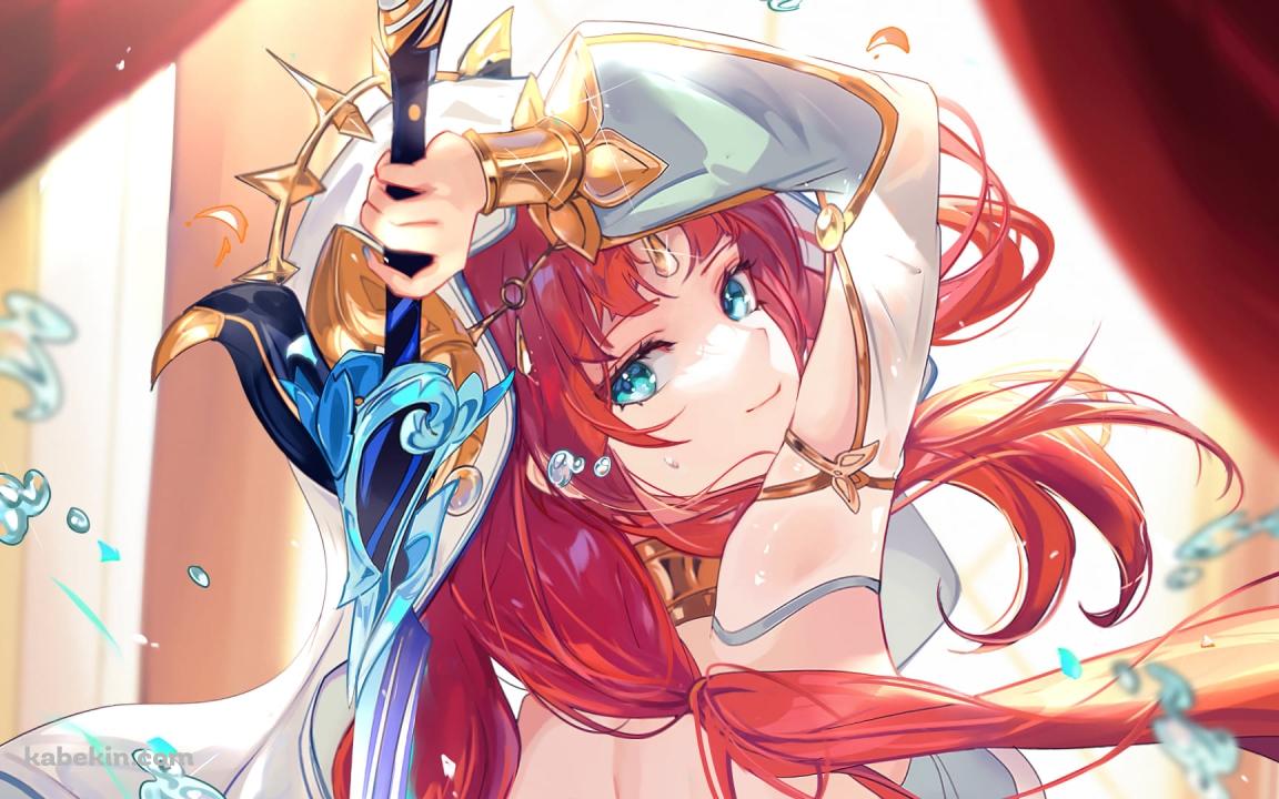 綺麗なニィロウ / Nilou / 原神の壁紙(1152px x 720px) 高画質 PC・デスクトップ用