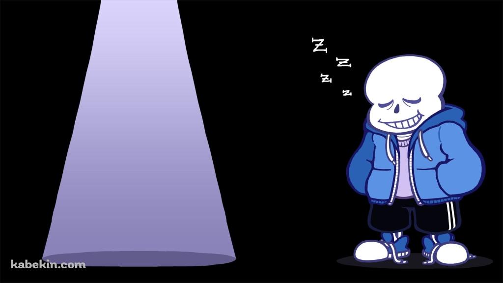 眠るサンズ / アンダーテイル / UNDERTALEの壁紙(1024px x 576px) 高画質 PC・デスクトップ用