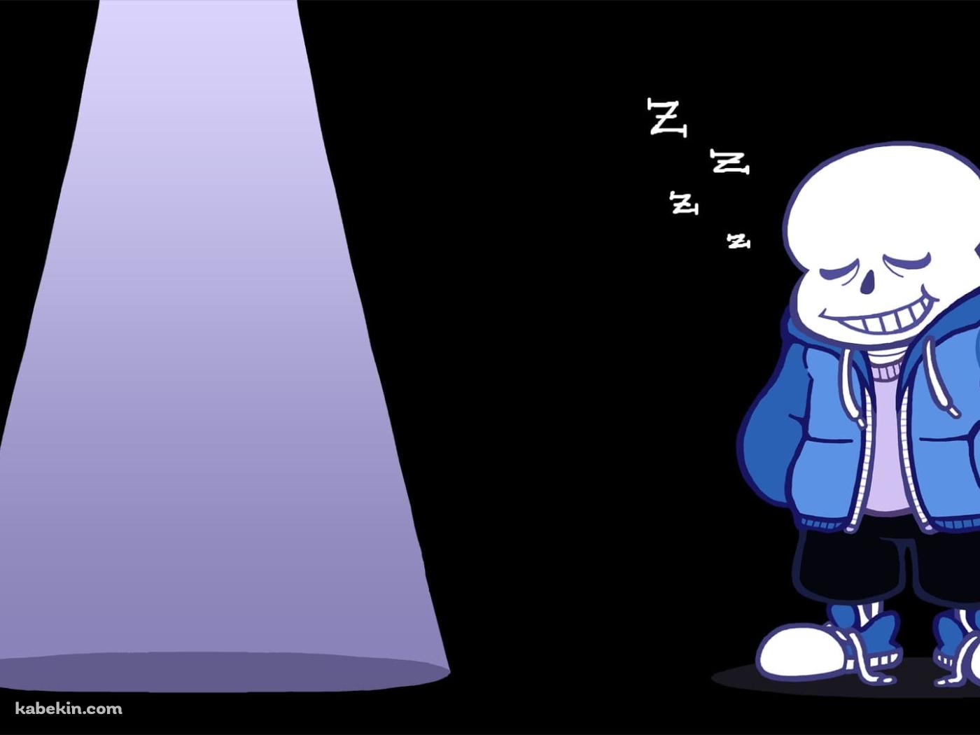 眠るサンズ / アンダーテイル / UNDERTALEの壁紙(1400px x 1050px) 高画質 PC・デスクトップ用
