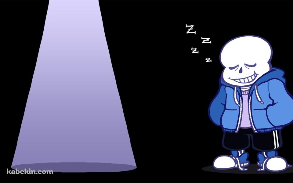 眠るサンズ / アンダーテイル / UNDERTALEの壁紙(960px x 600px) 高画質 PC・デスクトップ用