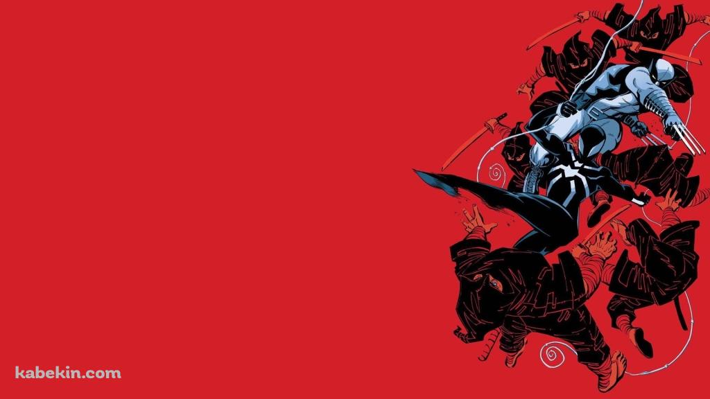 X-MEN / イラスト / 赤の壁紙(1024px x 576px) 高画質 PC・デスクトップ用