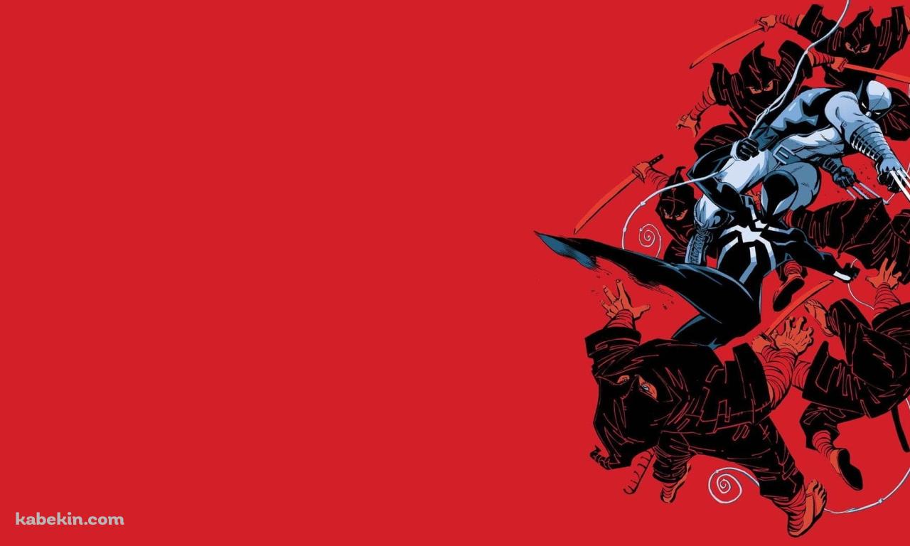 X-MEN / イラスト / 赤の壁紙(1280px x 768px) 高画質 PC・デスクトップ用