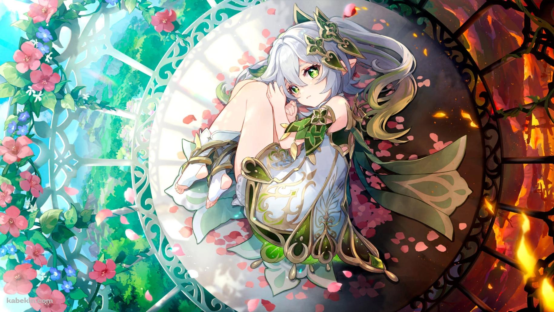 丸まるかわいいナヒーダ / 原神 / ファンアートの壁紙(1829px x 1029px) 高画質 PC・デスクトップ用
