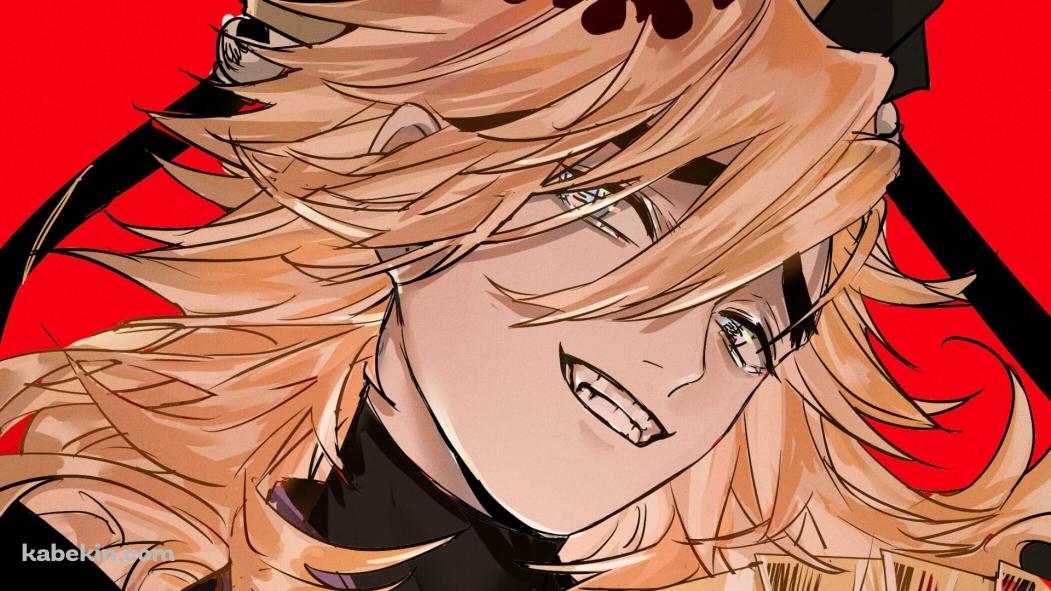 笑う童磨（どうま） / 鬼滅の刃 / ファンアートの壁紙(1051px x 591px) 高画質 PC・デスクトップ用