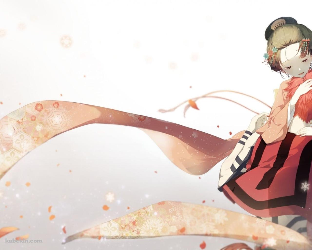 猗窩座と恋雪 / 鬼滅の刃 / ファンアートの壁紙(1280px x 1024px) 高画質 PC・デスクトップ用