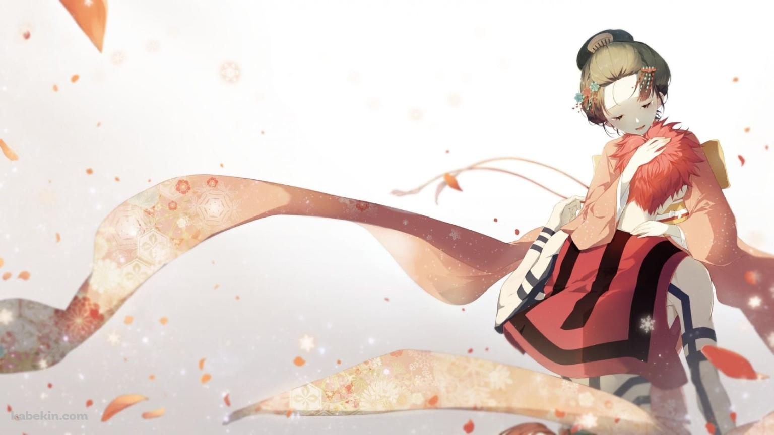 猗窩座と恋雪 / 鬼滅の刃 / ファンアートの壁紙(1536px x 864px) 高画質 PC・デスクトップ用