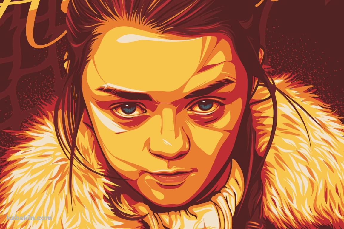 アリア・スターク / Arya Stark / デジタルアート / GOT / ゲーム・オブ・スローンズの壁紙(1152px x 768px) 高画質 PC・デスクトップ用