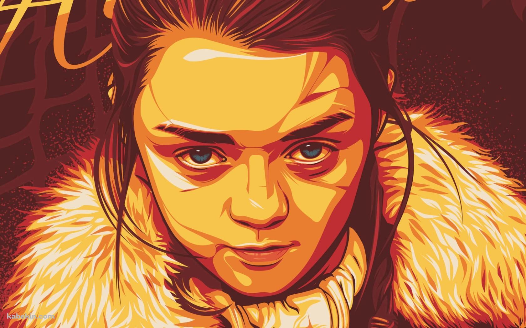 アリア・スターク / Arya Stark / デジタルアート / GOT / ゲーム・オブ・スローンズの壁紙(1680px x 1050px) 高画質 PC・デスクトップ用