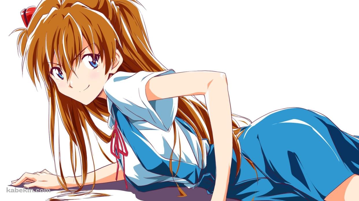 新世紀エヴァンゲリオン / NEON GENESIS EVANGELION / かわいい惣流・アスカ・ラングレー / イラスト / ファンアートの壁紙(1242px x 698px) 高画質 PC・デスクトップ用