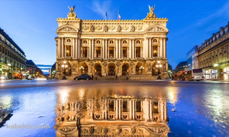 オペラ・ガルニエ / オペラ座 / ガルニエ宮 / フランス / パリの壁紙(800px x 480px) 高画質 PC・デスクトップ用