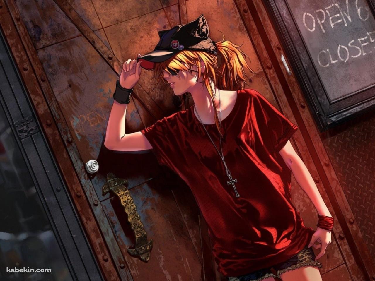 式波・アスカ・ラングレー / カジュアル / 黒い帽子 / 新世紀エヴァンゲリオンの壁紙(1280px x 960px) 高画質 PC・デスクトップ用