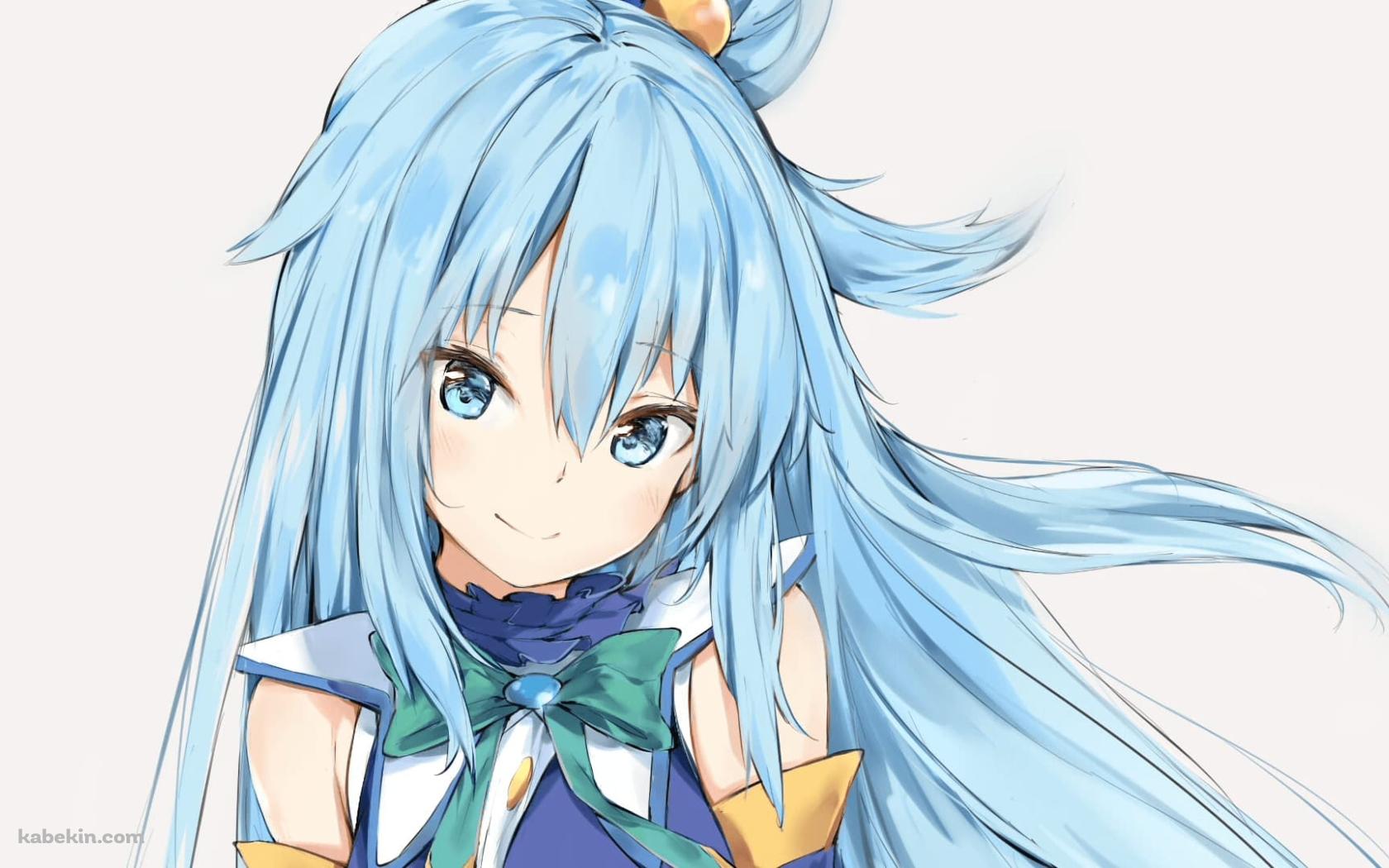 かわいいアクア / この素晴らしい世界に祝福を！ / このすば / ファンアート / イラストの壁紙(1680px x 1050px) 高画質 PC・デスクトップ用