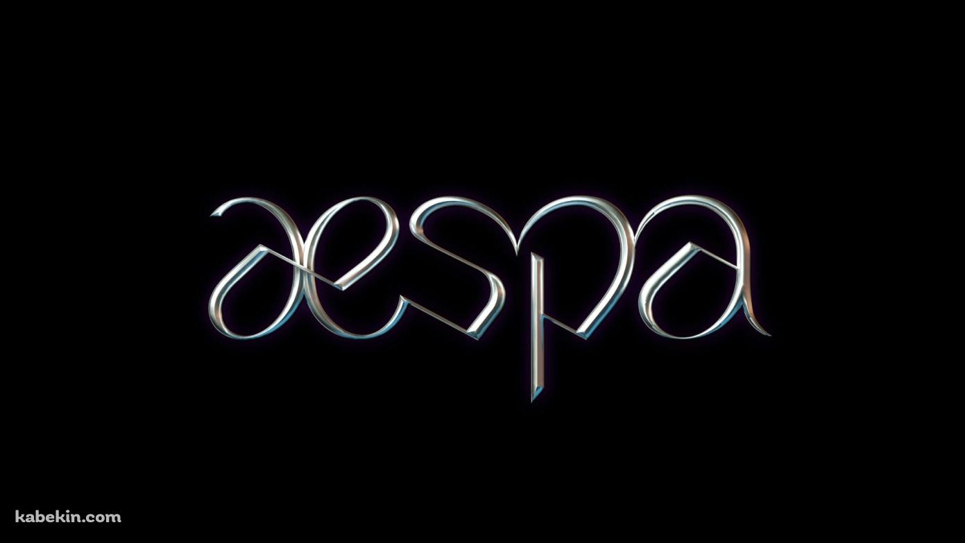 aespa ロゴの壁紙(1391px x 783px) 高画質 PC・デスクトップ用