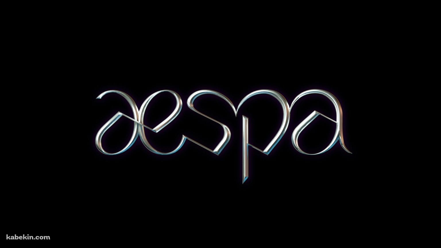 aespa ロゴの壁紙(1536px x 864px) 高画質 PC・デスクトップ用