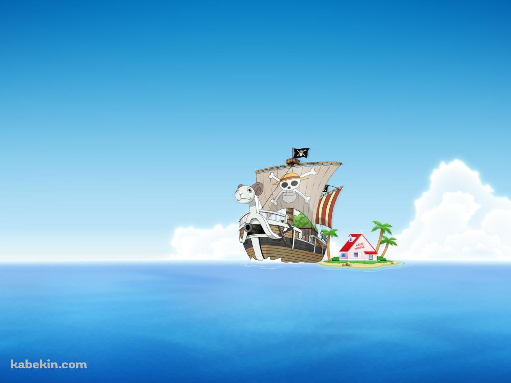 カメハウス / ゴーイングメリー号 / ドラゴンボール / ONE PIECEの壁紙(1024px x 768px) 高画質 PC・デスクトップ用