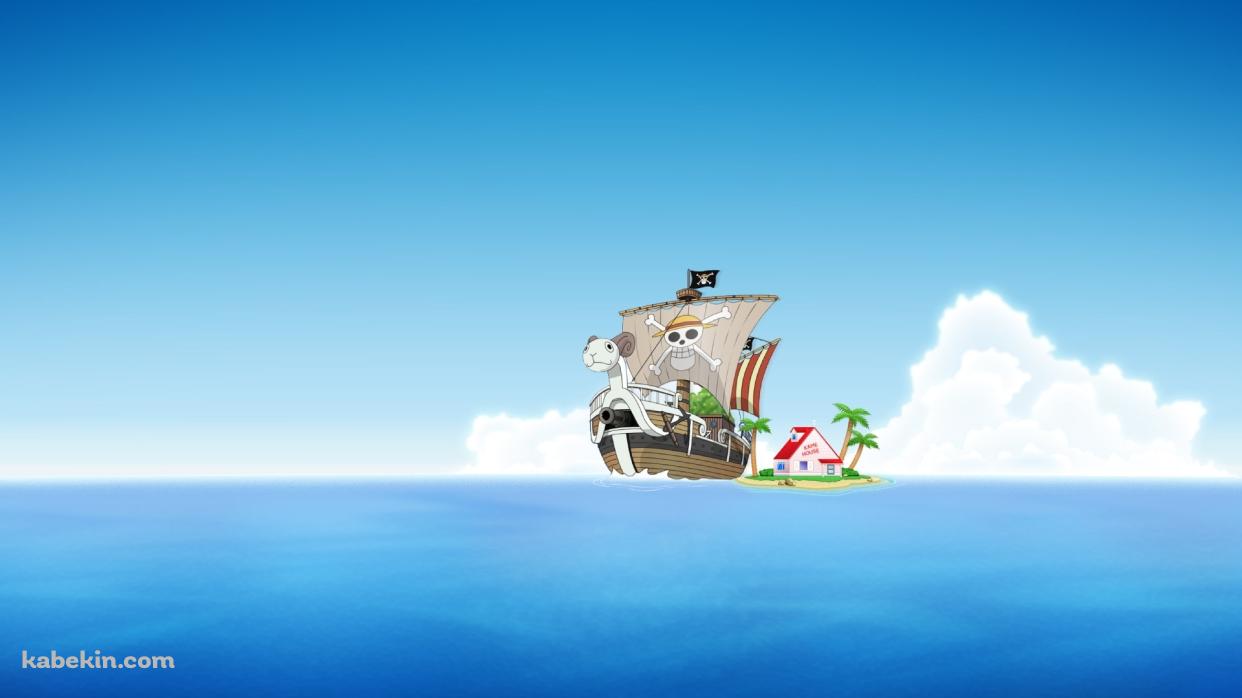 カメハウス / ゴーイングメリー号 / ドラゴンボール / ONE PIECEの壁紙(1242px x 698px) 高画質 PC・デスクトップ用