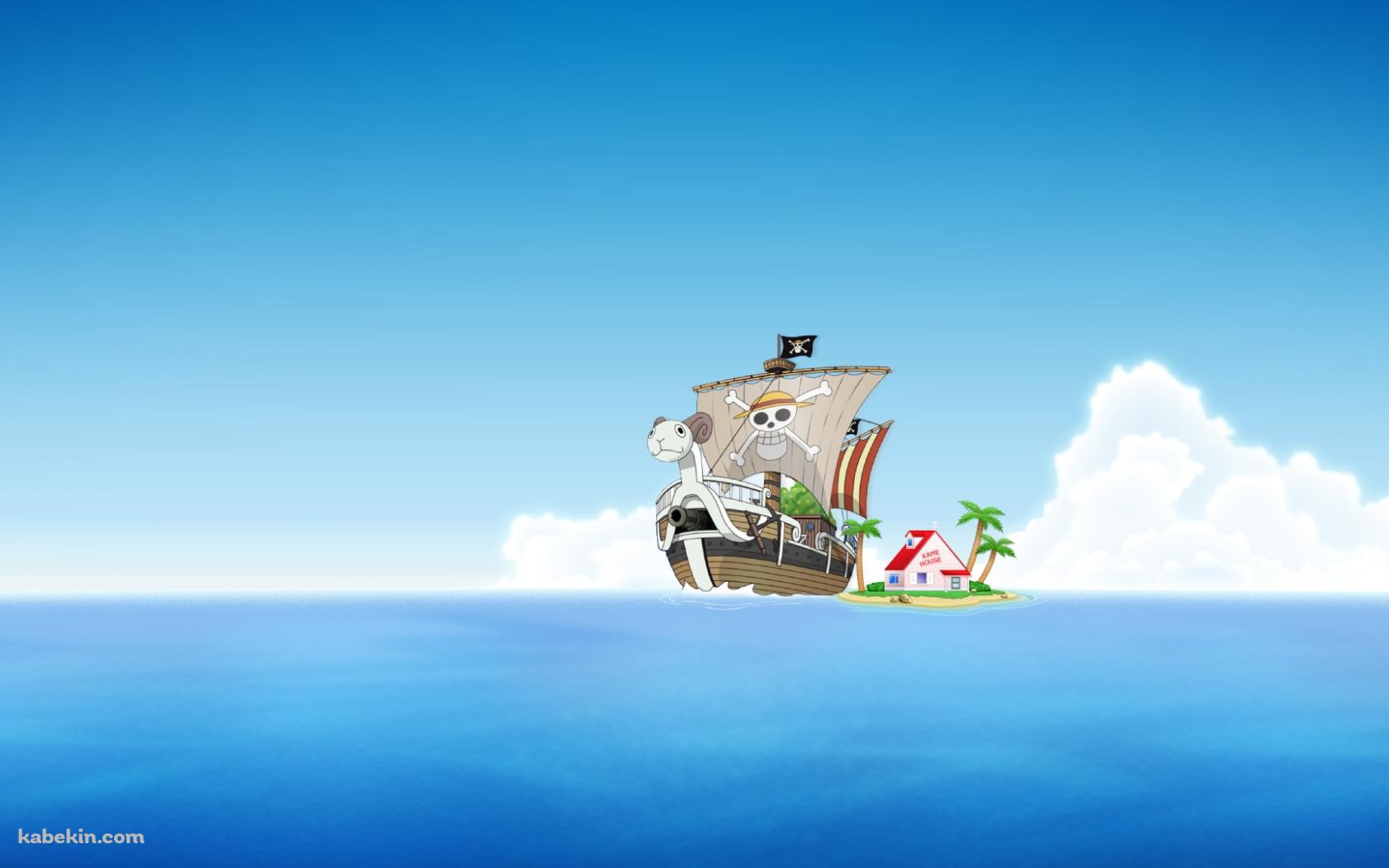 カメハウス / ゴーイングメリー号 / ドラゴンボール / ONE PIECEの壁紙(1680px x 1050px) 高画質 PC・デスクトップ用