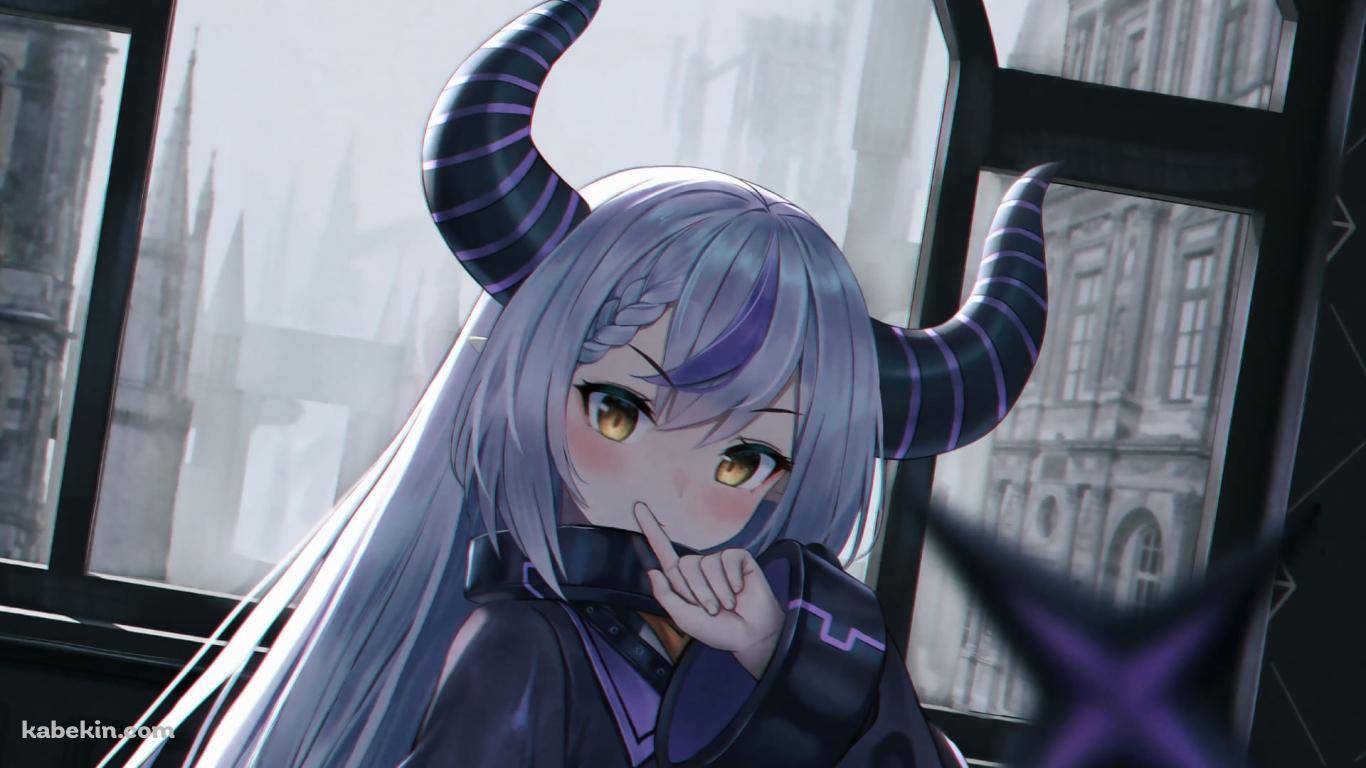 La+ Darknesss (ラプラス・ダークネス) / バーチャルYouTuber / ホロライブの壁紙(1366px x 768px) 高画質 PC・デスクトップ用