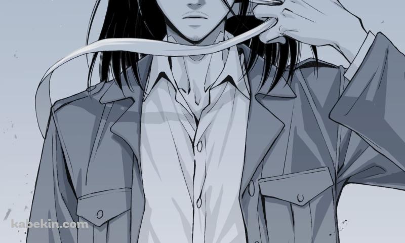 エレン・イェーガー / 鼻から下 / Eren Jaeger / Shingeki No Kyojinの壁紙(800px x 480px) 高画質 PC・デスクトップ用