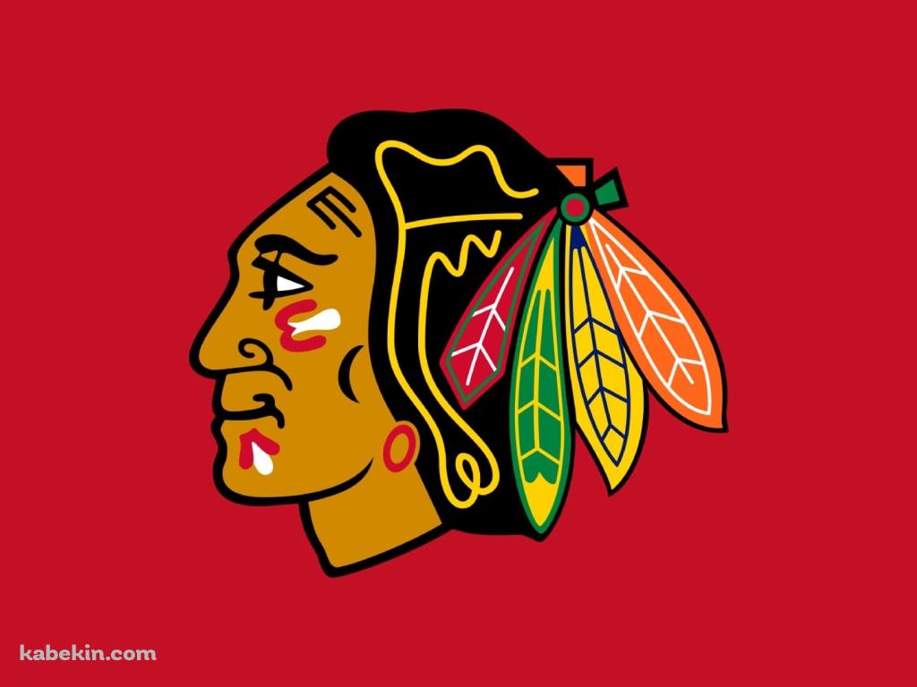 シカゴ・ブラックホークス / Chicago Blackhawks / ホッケーチーム / インディアンの壁紙(1024px x 768px) 高画質 PC・デスクトップ用