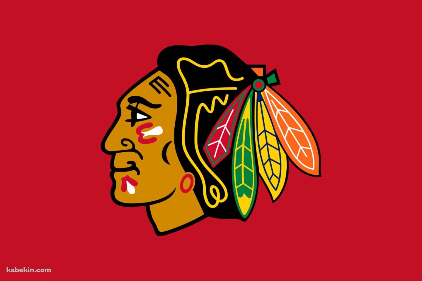 シカゴ・ブラックホークス / Chicago Blackhawks / ホッケーチーム / インディアンの壁紙(1440px x 960px) 高画質 PC・デスクトップ用