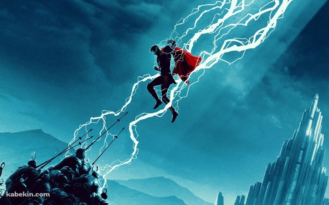 マイティソー ダーク・ワールド / Lightning Thorの壁紙(1152px x 720px) 高画質 PC・デスクトップ用