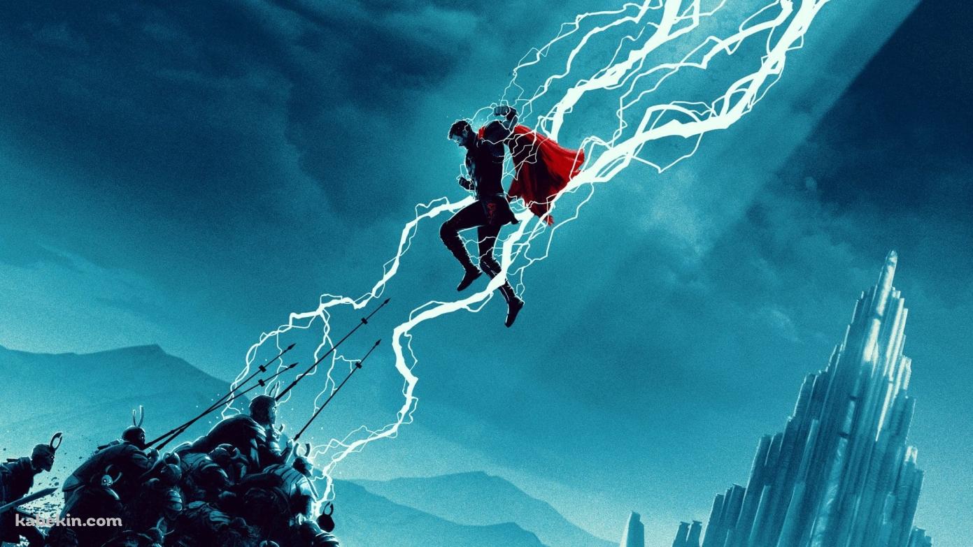 マイティソー ダーク・ワールド / Lightning Thorの壁紙(1391px x 783px) 高画質 PC・デスクトップ用