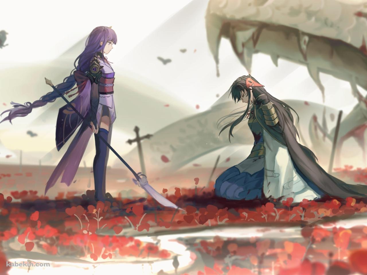 かっこいい原神 / 雷電 / ドラゴンの壁紙(1280px x 960px) 高画質 PC・デスクトップ用