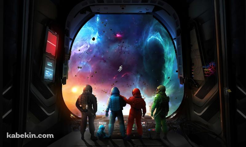 リアルなアマングアス / Among Us / インポスターの追放の壁紙(800px x 480px) 高画質 PC・デスクトップ用