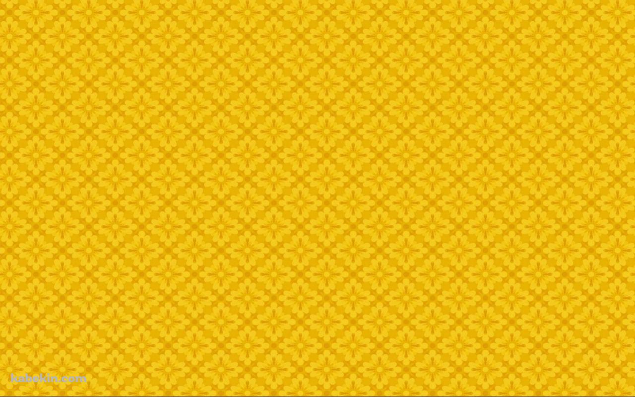 黄色 / マスタード / 菊の花 / 模様 / パターンの壁紙(1280px x 800px) 高画質 PC・デスクトップ用
