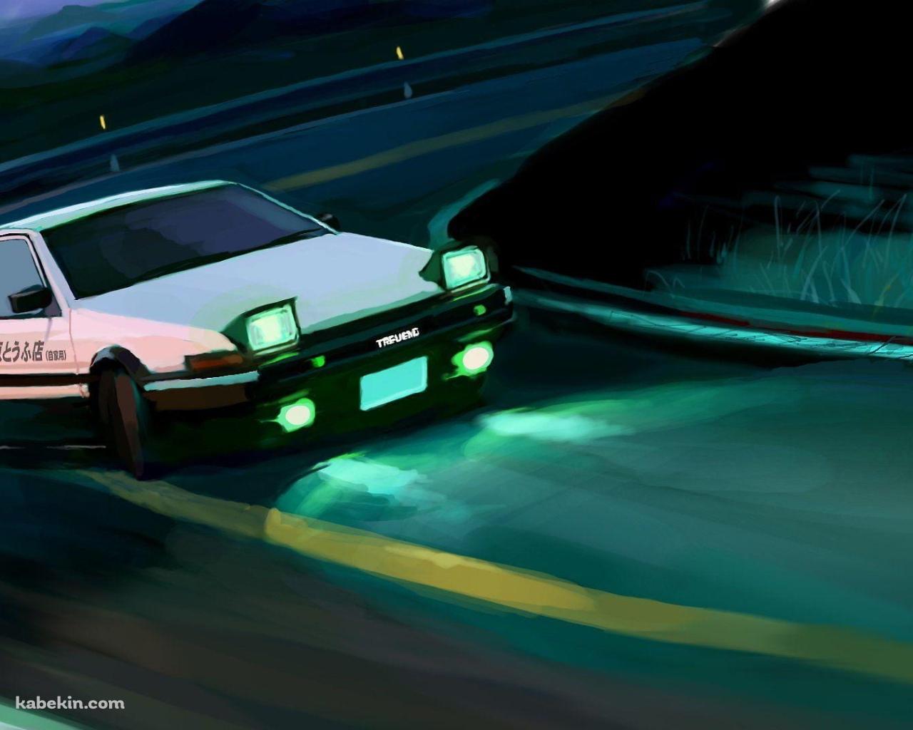 頭文字D / 藤原豆腐店 / Initial D / ファンアート / イラストの壁紙(1280px x 1024px) 高画質 PC・デスクトップ用