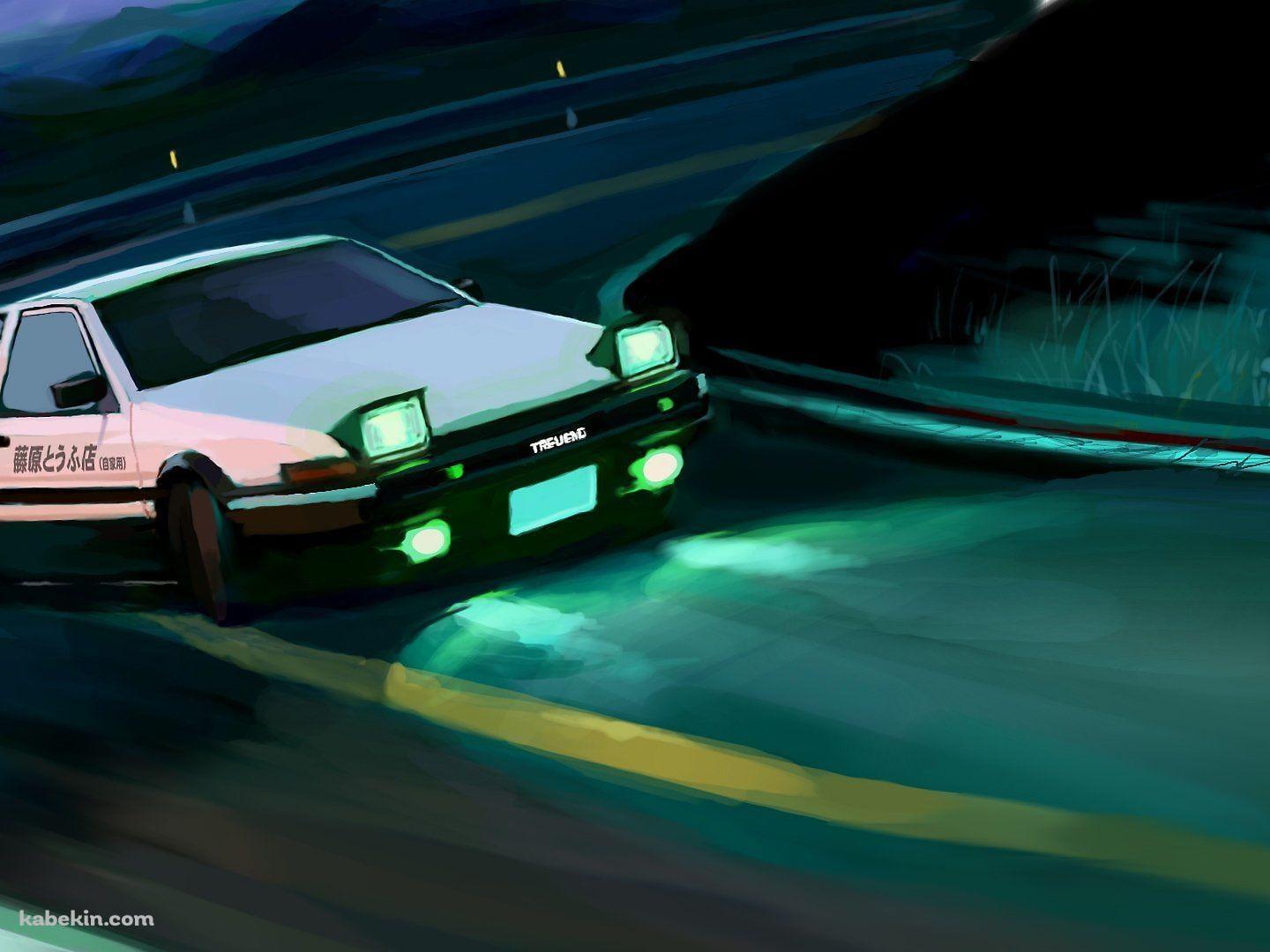 頭文字D / 藤原豆腐店 / Initial D / ファンアート / イラストの壁紙(1440px x 1080px) 高画質 PC・デスクトップ用