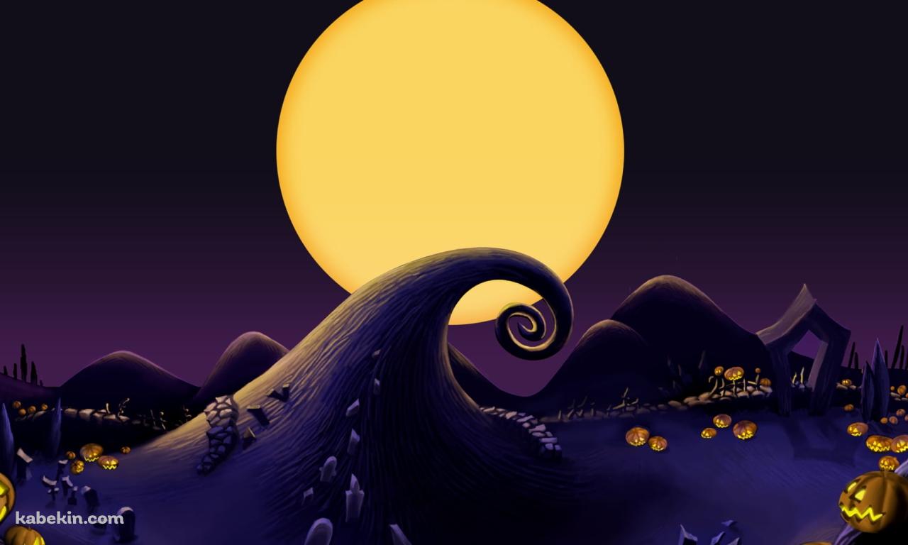ナイトメアー・ビフォア・クリスマス / 満月 / The Nightmare Before Christmasの壁紙(1280px x 768px) 高画質 PC・デスクトップ用