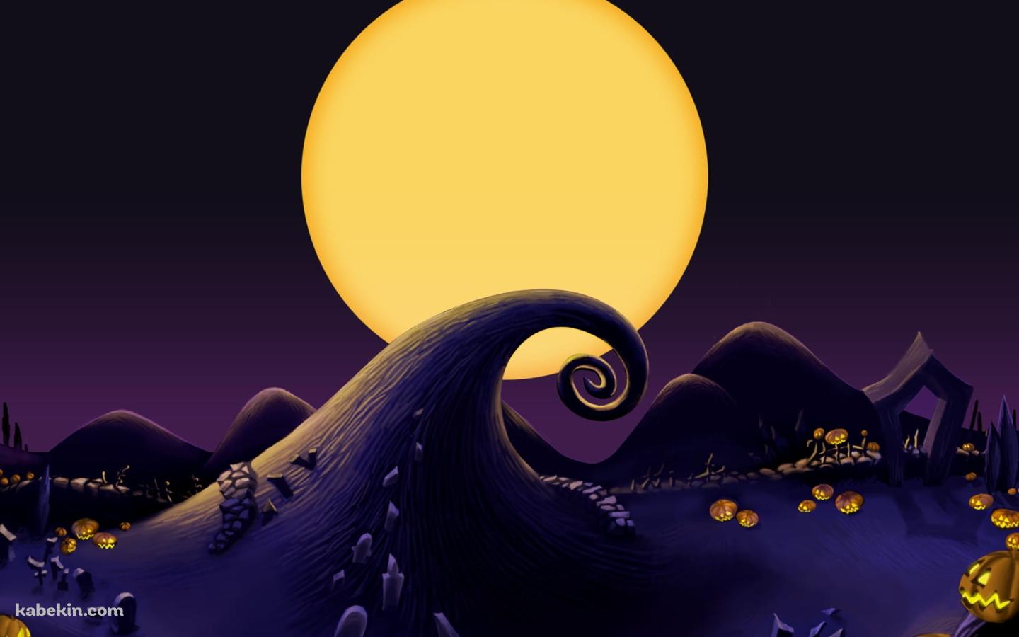 ナイトメアー・ビフォア・クリスマス / 満月 / The Nightmare Before Christmasの壁紙(1440px x 900px) 高画質 PC・デスクトップ用