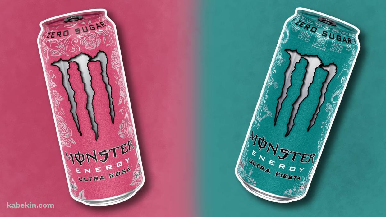モンスターエナジー Monster Ultra Rosa Monster Ultra Fiestaの壁紙(1242px x 698px) 高画質 PC・デスクトップ用
