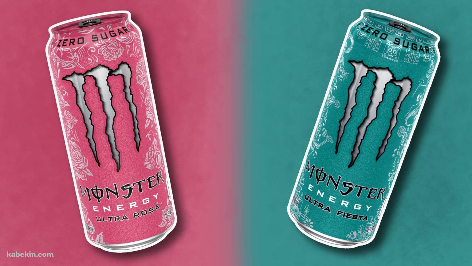 モンスターエナジー Monster Ultra Rosa Monster Ultra Fiestaの壁紙(1536px x 864px) 高画質 PC・デスクトップ用