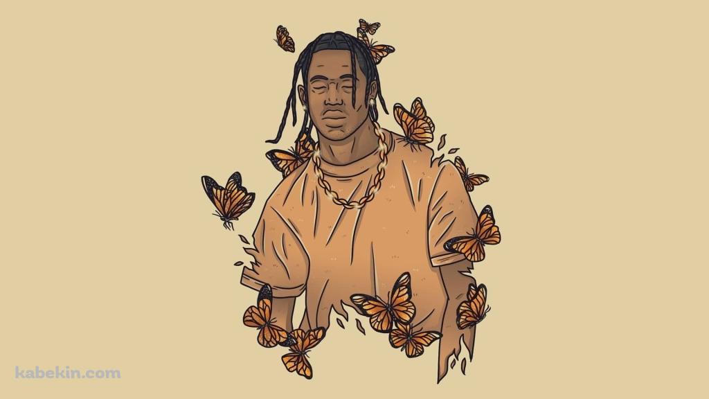 トラヴィス・スコット / Travis scott / ラッパーの壁紙(1024px x 576px) 高画質 PC・デスクトップ用
